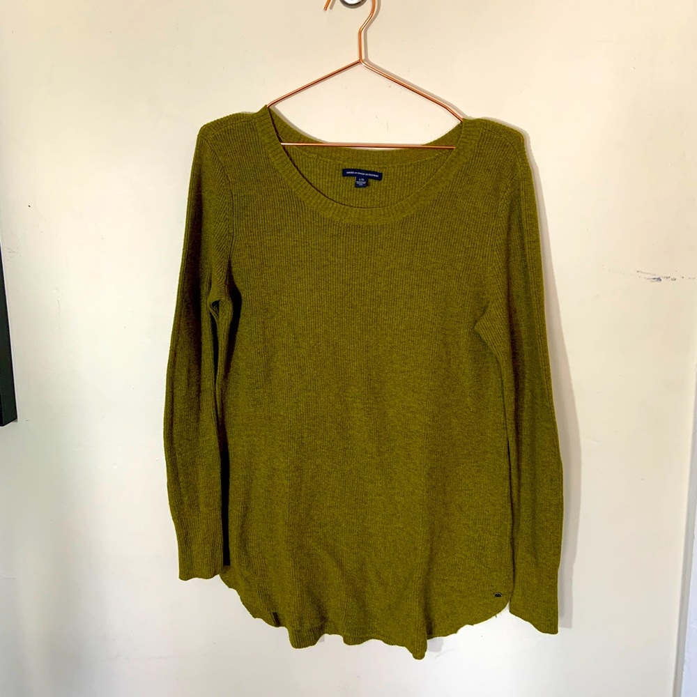 American Eagle | crewneck sweater green large
